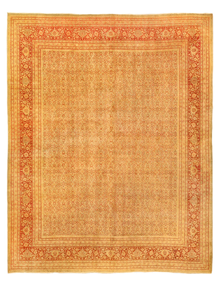 Golden All Over Design Tabriz. 140 x 173 in. image 0