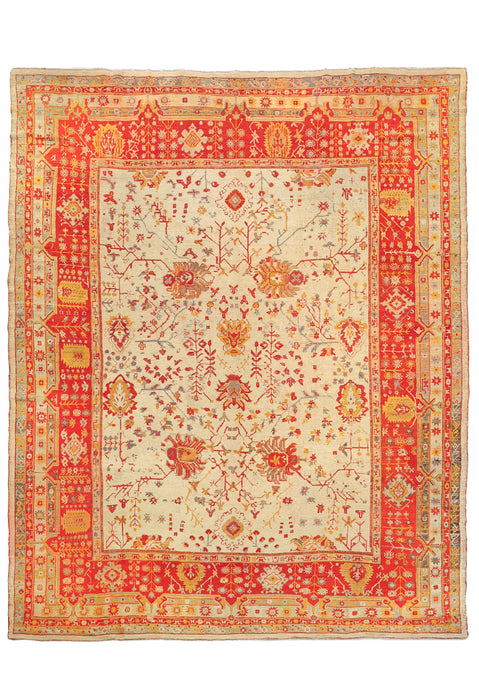 All Over Oushak Rug. 135 x 163 in.