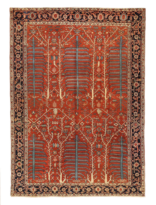 Tree of Life Heriz Rug. 132 x 156 in.