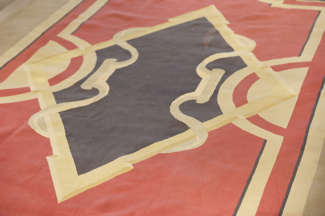 André Arbus Art Deco Aubusson Rug. 74 x 135 in.