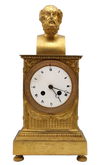 Homer Bust Ormolu Empire Clock - In the Manner of Thomire image 2