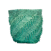American Craft Woven Copper Vase 1989 - Colleen Carlson image 0