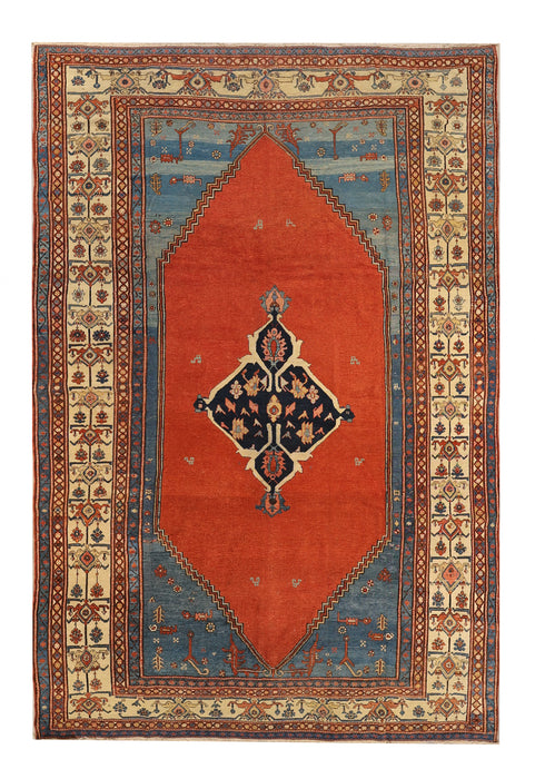 Minimalist Bakshaish Rug. 107 x 160 in.