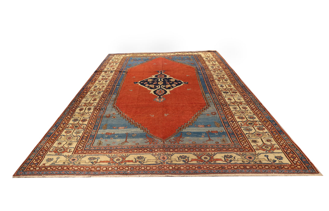 Minimalist Bakshaish Rug. 107 x 160 in.
