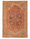 Bold Central Medallion Heriz Rug. 135 x 200 in. image 0
