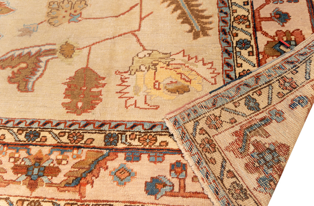 Cream Field North Persian Rug. 116 x 166 in. image 3