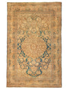 Central Medallion Floral Tabriz Rug. 107 x 172 in. image 0
