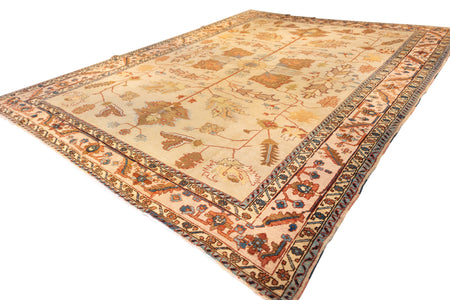 Cream Field North Persian Rug. 116 x 166 in. image 1
