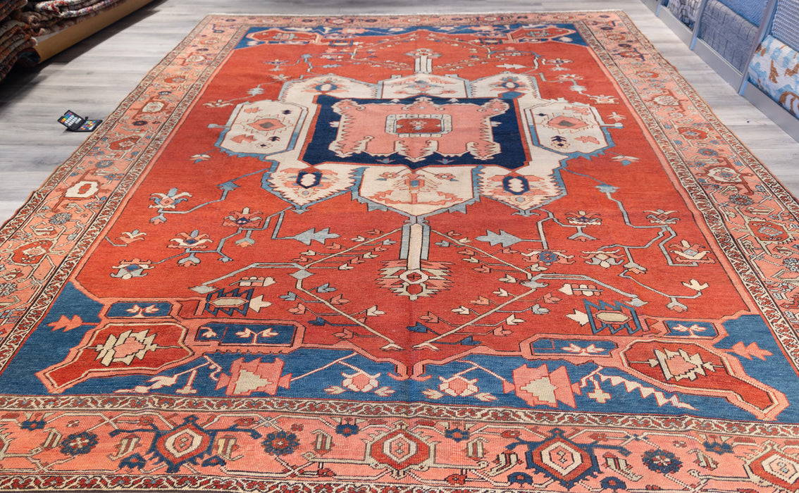 Rare Tribal Serapi Rug.  119 x 145 in. image 2