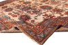 Ivory and Brick Red Tribal Bakshayesh Rug. 131 x 189 in. image 5