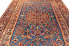 Coral and Blue Tribal Heriz Rug. 97 x 139 in. image 2