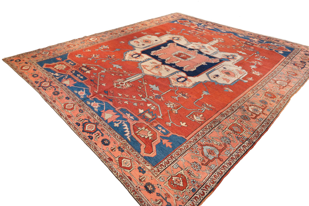 Rare Tribal Serapi Rug.  119 x 145 in. image 1