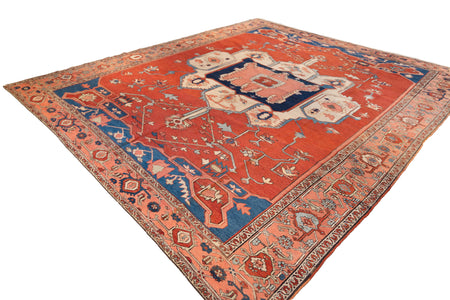 Rare Tribal Serapi Rug.  119 x 145 in. image 1