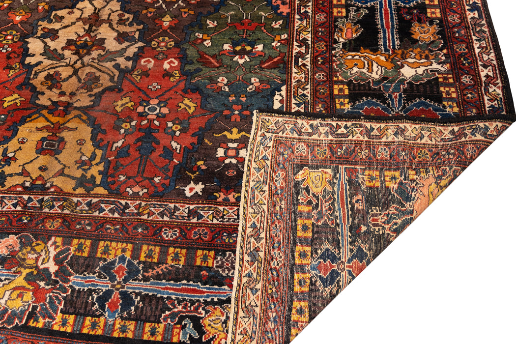 Unusual Garden Bakhtiari Rug. 116 x 153 in. image 3