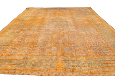 Garden Design Geometric Oushak Rug. 141 x 184 in. image 1