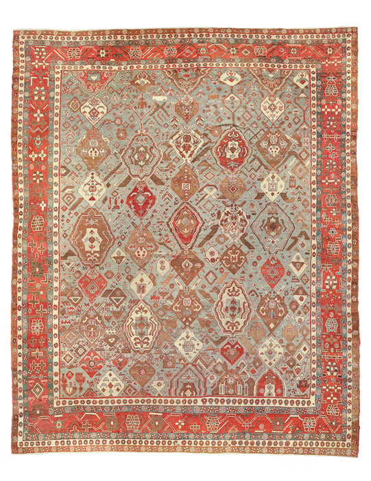 Important Shield Bakshaish Rug. 136 x 167 in.