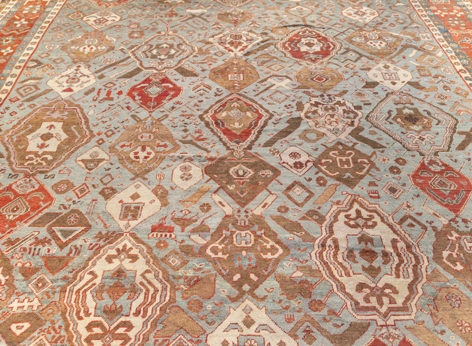 Important Shield Bakshaish Rug. 136 x 167 in.