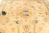 Extraordinary Ivory & Gold Antique Persian Sultanabad Rug. 111 x 114 in. image 2