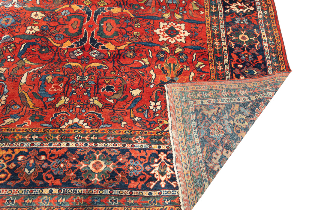 All Over Design Red Mahal Sultanabad Rug. 136 x 214 in. image 2