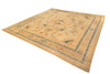 Extraordinary Ivory & Gold Sultanabad Antique Persian  Rug. 111 x 114 in. image 1