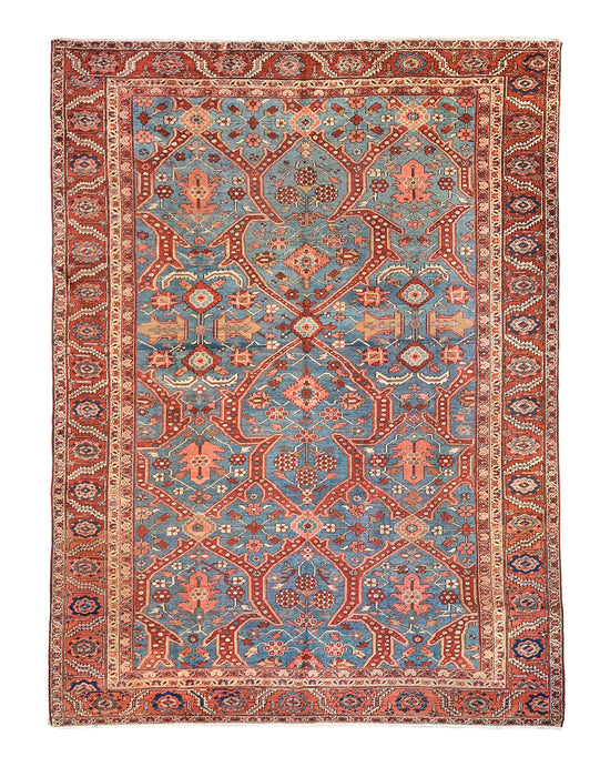 All Over Design Tribal Heriz Rug. 114 x 152 in. image 0