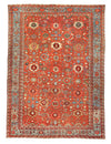 All Over Design Floral Brick-Red Serapi Rug. 143 x 198 in. image 0