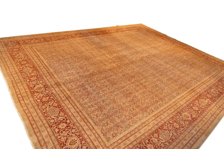 Golden All Over Design Tabriz. 140 x 173 in. image 1