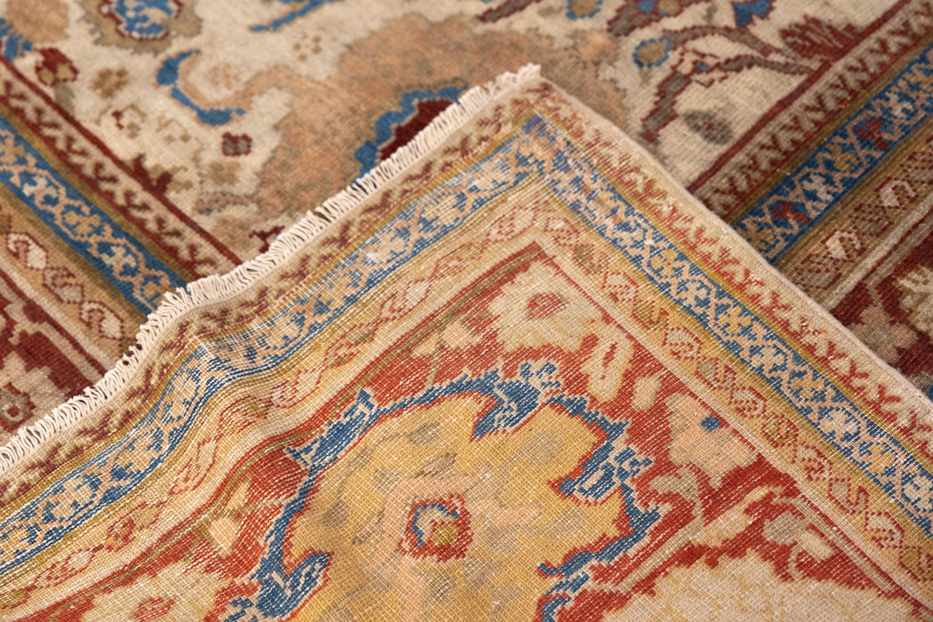 Ivory All Over Design Sultanabad Rug. 12 x 19 ft 3 in.