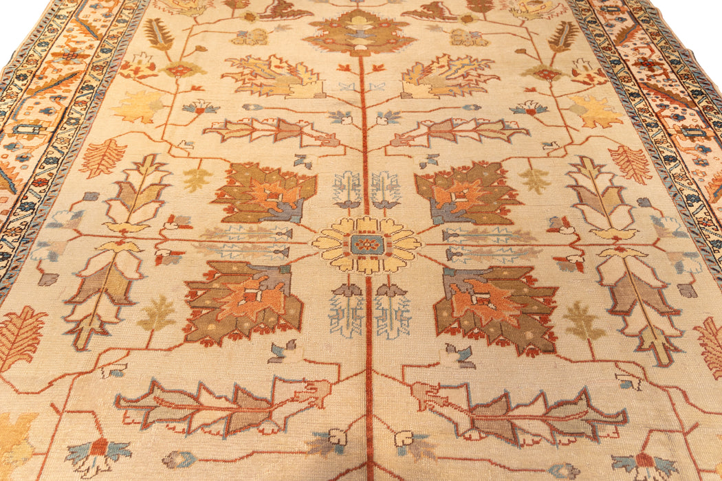Cream Field North Persian Rug. 116 x 166 in. image 5