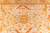 Light Tones Gold and Ivory Oushak Rug. 79 x 116 in. image 3