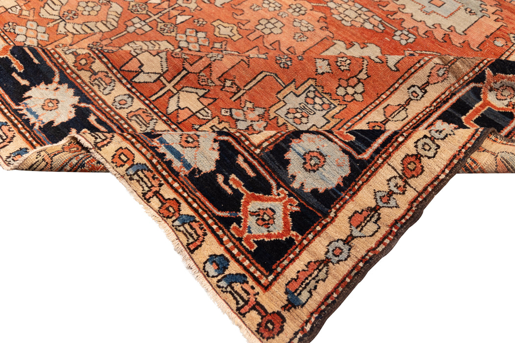 All Over Tribal Heriz Rug. 117 x 150 in. image 4
