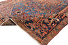 Coral and Blue Tribal Heriz Rug. 97 x 139 in. image 5