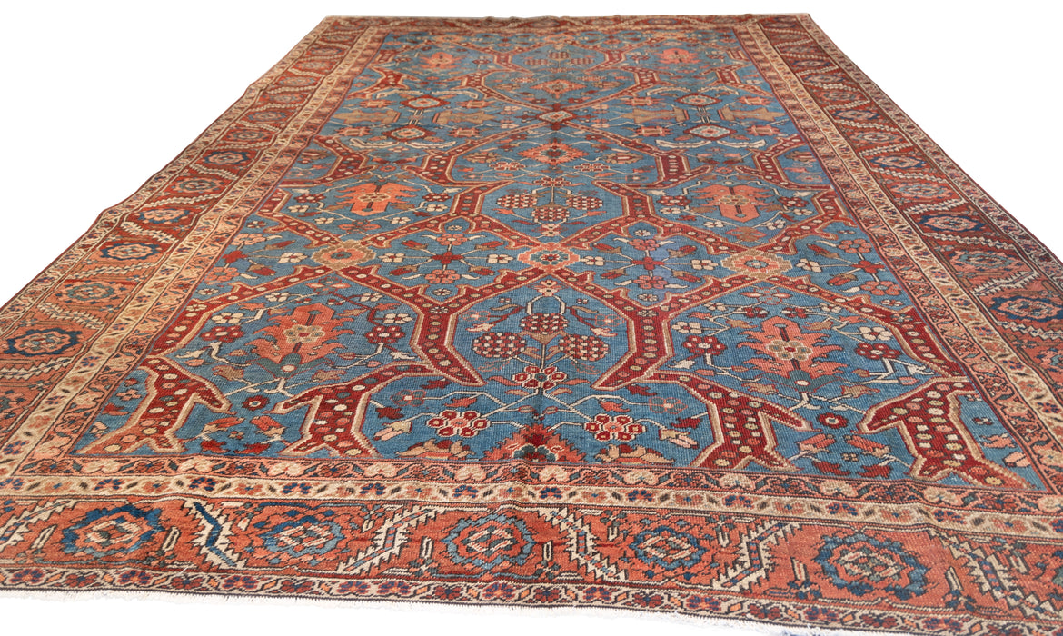 All Over Design Tribal Heriz Rug. 114 x 152 in. image 1