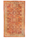 Large Burnt Orange-Red and Ivory Sultanabad Rug. 139 x 236 in. image 0