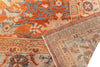 Large Burnt Orange-Red and Ivory Sultanabad Rug. 139 x 236 in. image 3