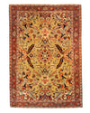 Rare Golden Tribal Serapi Rug. 76 x 112 in. image 0