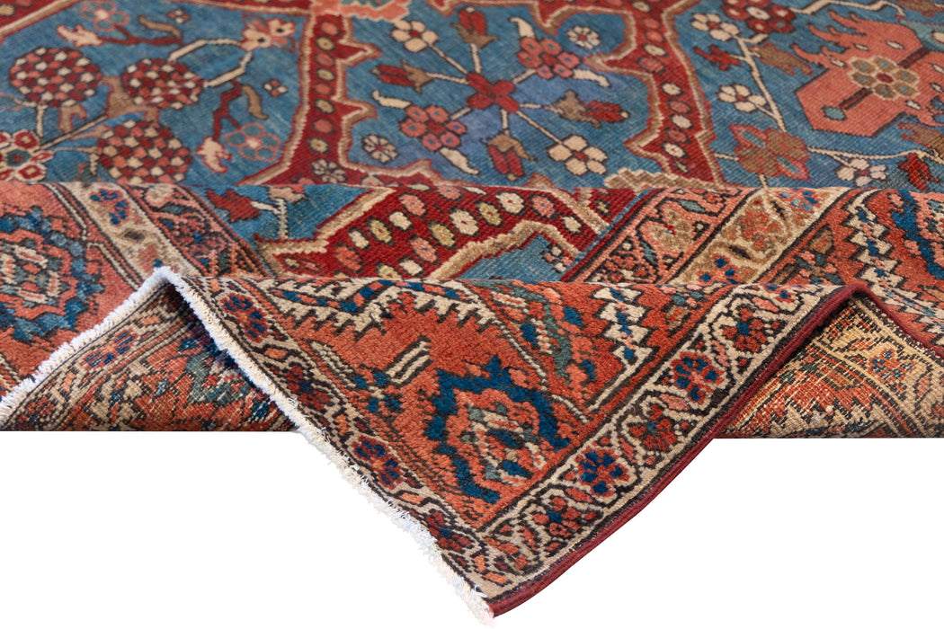 All Over Design Tribal Heriz Rug. 114 x 152 in. image 3