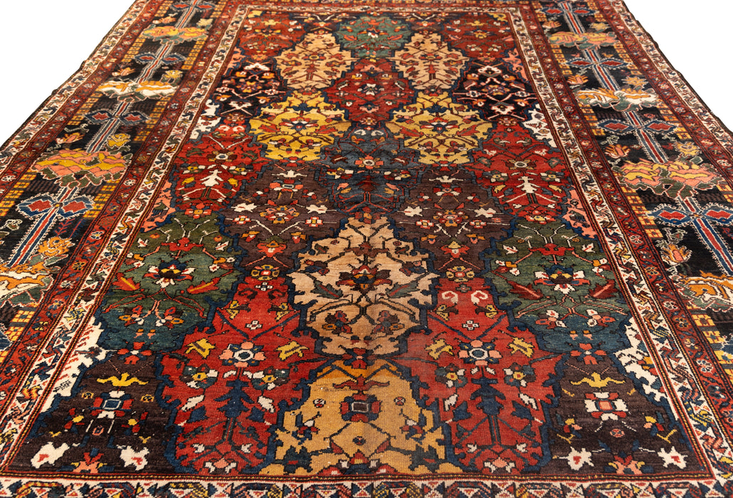 Unusual Garden Bakhtiari Rug. 116 x 153 in. image 2