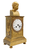 Homer Bust Ormolu Empire Clock - In the Manner of Thomire image 4
