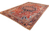 Classic Central Medallion Heriz Rug. 91 x 144 in. image 2