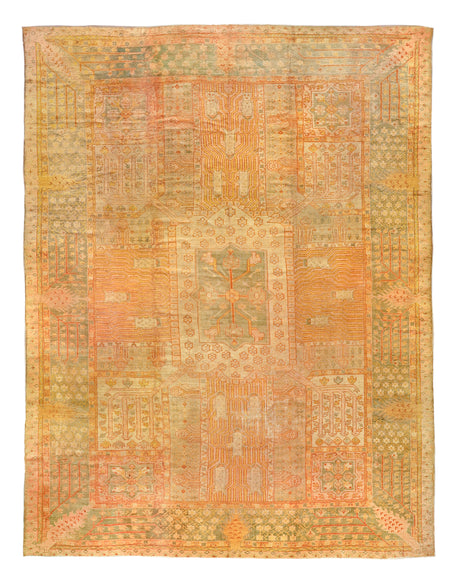 Garden Design Geometric Oushak Rug. 141 x 184 in. image 0