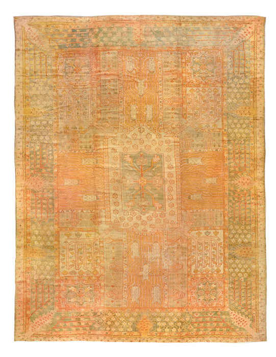 Garden Design Geometric Oushak Rug. 141 x 184 in. image 0