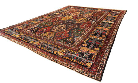 Unusual Garden Bakhtiari Rug. 116 x 153 in. image 1