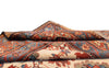 Ivory and Brick Red Tribal Bakshayesh Rug. 131 x 189 in. image 4