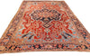 Classic Central Medallion Heriz Rug. 91 x 144 in. image 1